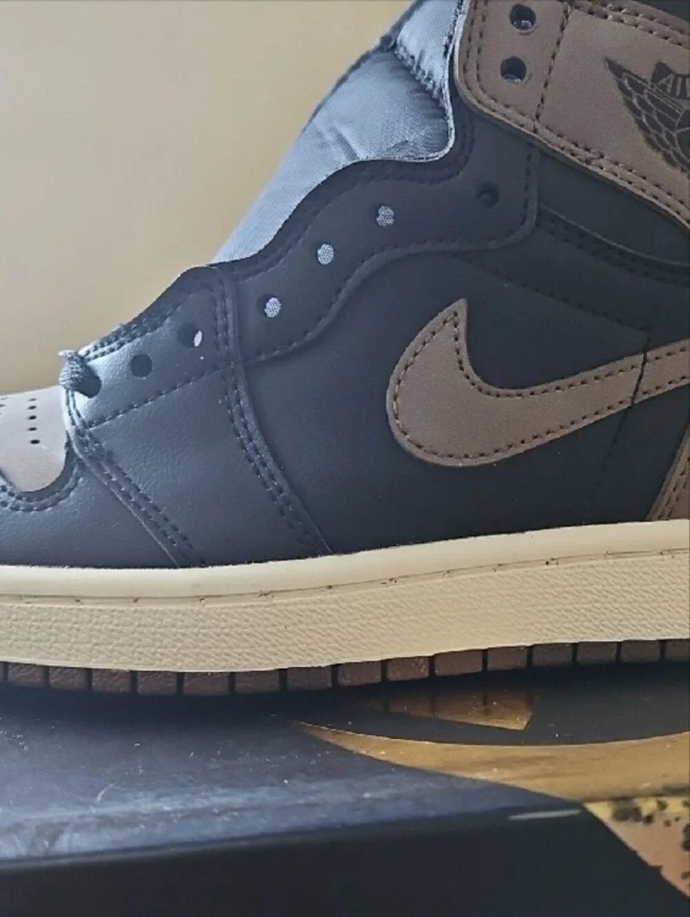 Jordan Men’s Sneakers - Black and Taupe
